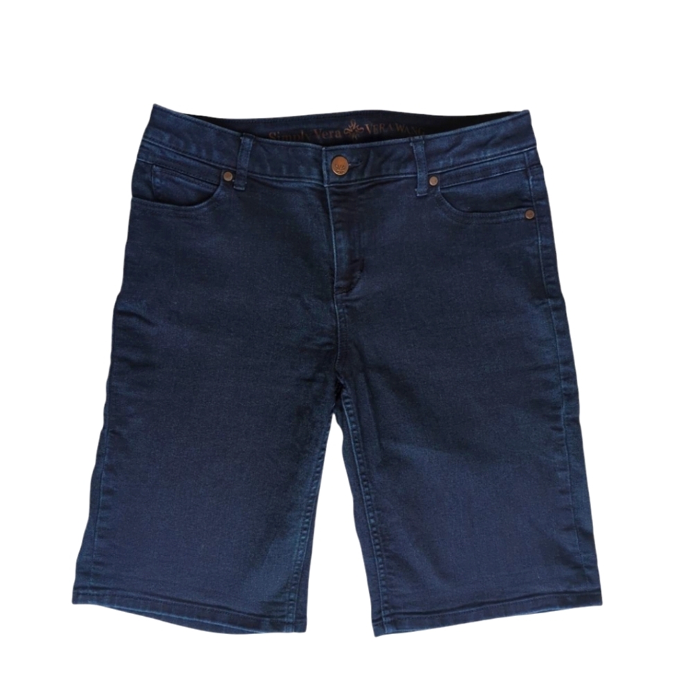 Simply Vera Vera Wang Boyfriend Short Bermuda Shorts 6 Blue